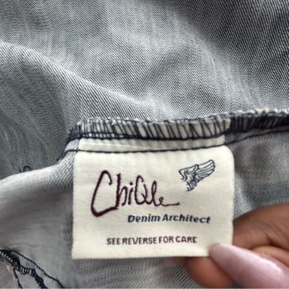 ChiQle - demin shirt -Small - Picture 16 of 16